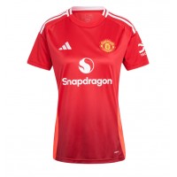 Billiga Manchester United Alejandro Garnacho #17 Hemma fotbollskläder Dam 2024-25 Kortärmad